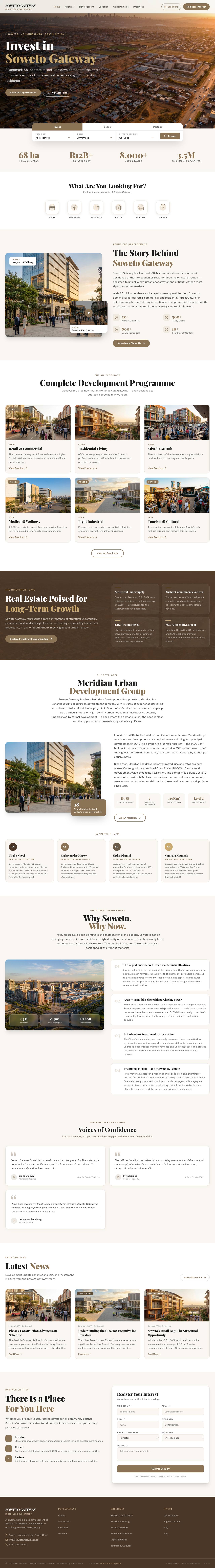 Soweto Gate website preview