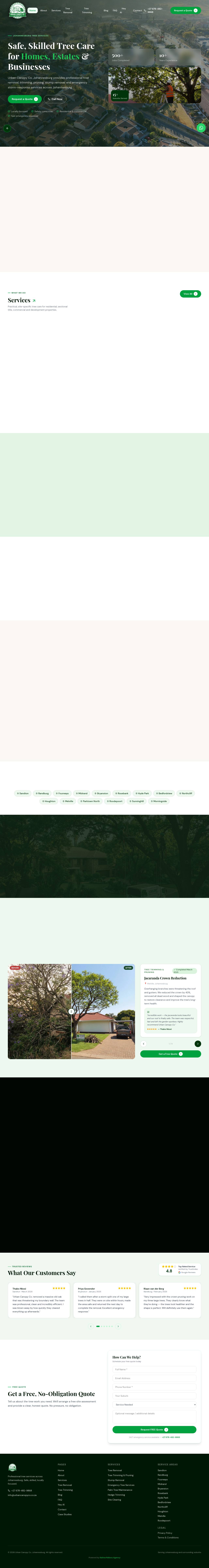 Urban Canopy website preview